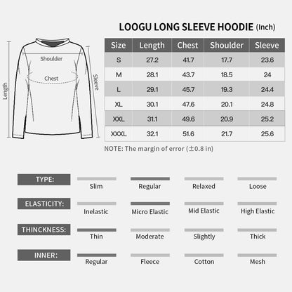 Sabertoo Hunting Long Sleeve  Hoodie Tree contrast color