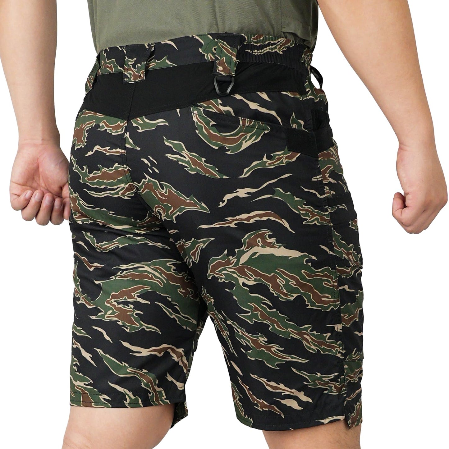 Sabertoo Hunting Cargo Shorts TIGER Camo Color