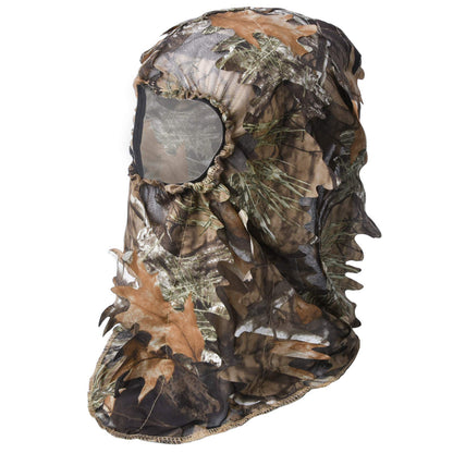 Sabertoo Ghillie Face Mask 3D Leafy TREE camo